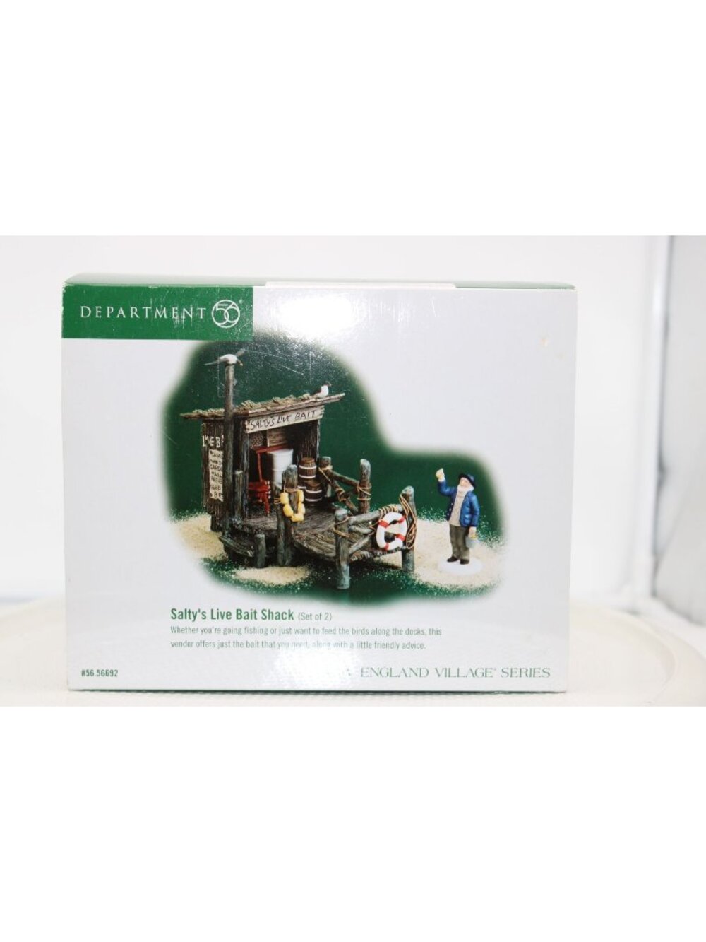 Dept 56 New England Village - Salty's Live Bait Shack